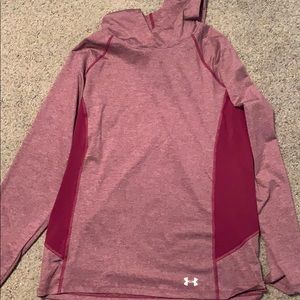 Under Armour drifit long sleeve with hood